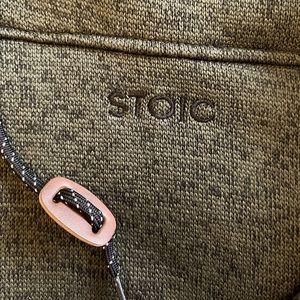 Stoic brand men’s zip up hooded sweatshirt